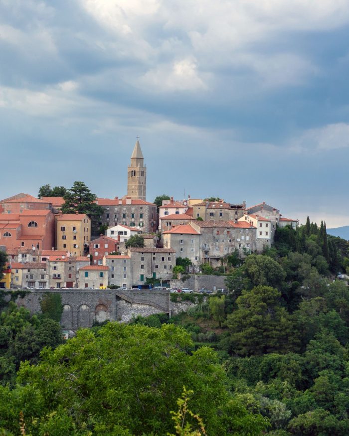 Timeless Beauty: Aerial View of Ancient Labin